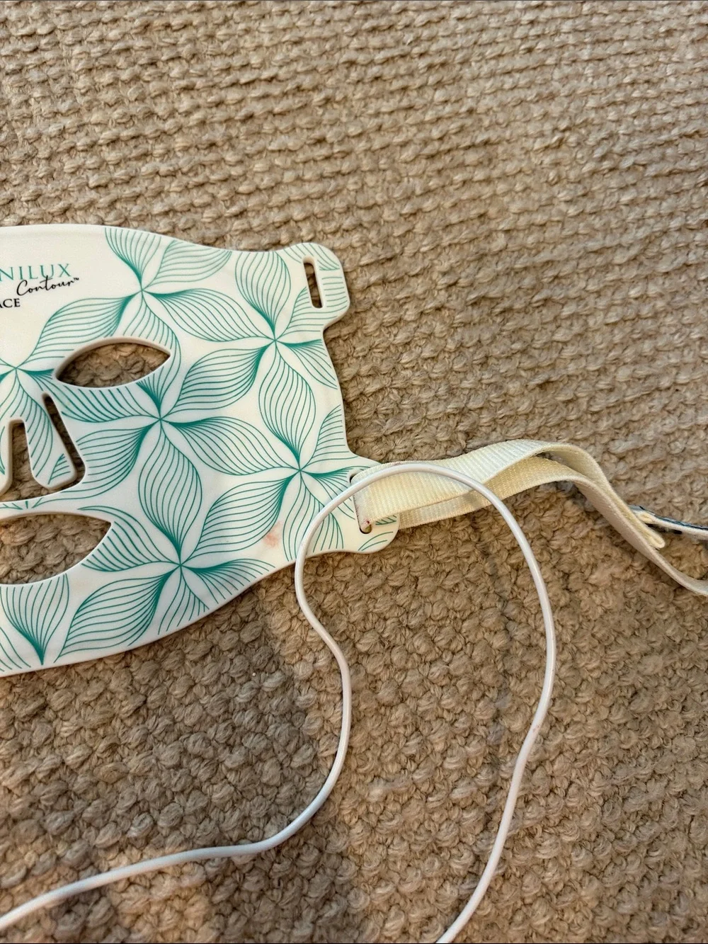 Omnilux Contour Light Therapy Mask in Teal Floral